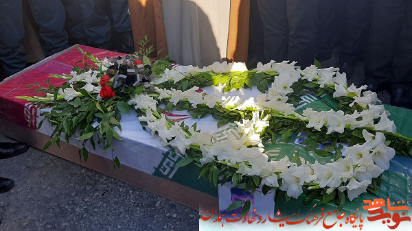 گزارش تصویری| تشییع و خاکسپاری شهید 