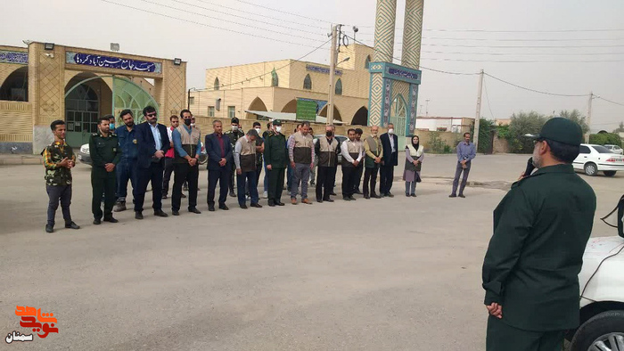 رزمایش جهادگران فاطمی شهرستان آرادان - روستای حسین‌آباد کردها 