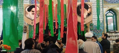مراسم استقبال از پنج شهید گمنام خوشنام دفاع مقدس- نوزدهم آذرماه ۱۴۰۲ شهر شهمیرزاد