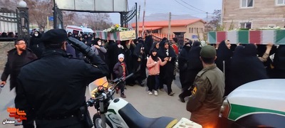 مراسم استقبال از پنج شهید گمنام خوشنام دفاع مقدس- نوزدهم آذرماه ۱۴۰۲ شهر شهمیرزاد