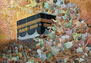 آغوش کعبه مقصد او بود و باز شد آغوش کعبه مقصد او بود و باز شد