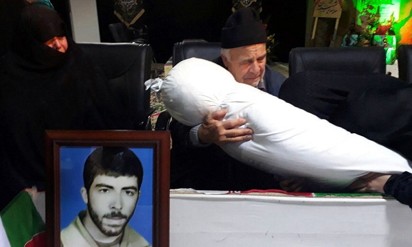 وداع با پیکر شهید فراهانی پس از ۳۴ سال وداع با پیکر شهید فراهانی پس از ۳۴ سال