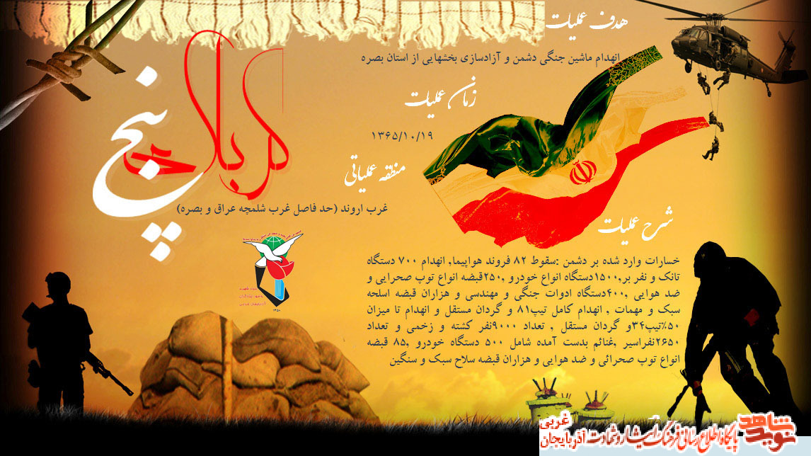اینفوگرافیک/ عملیات کربلای ۵ اگر کار شما است نام طراح و فایل سایز بالا برای دانلود بگذارید اینفوگرافیک/ عملیات کربلای ۵ اگر کار شما است نام طراح و فایل سایز بالا برای دانلود بگذارید