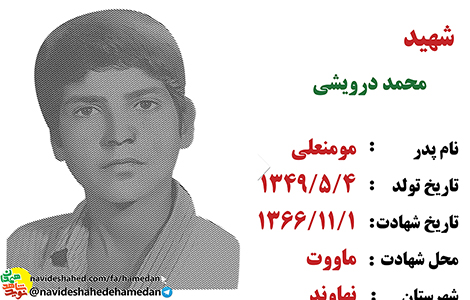 زندگینامه بسیجی شهید محمد درویشی زندگینامه بسیجی شهید محمد درویشی