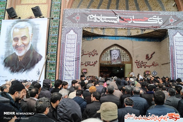 گزارش تصویری مراسم بزرگداشت سردار قاسم سلیمانی