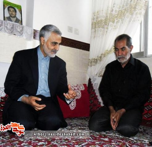 سردار سلیمانی به خانه‌مان آرامش آورد