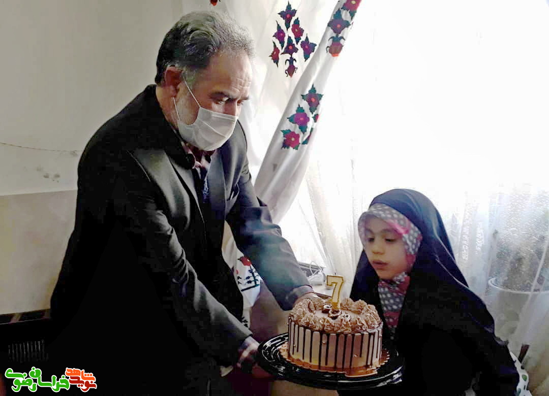 برگزاری جشن تولد و جشن تکلیف فرزندان شهدای مدافع حرم در مشهد مقدس