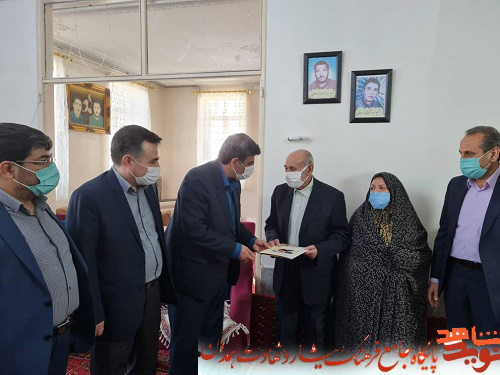 گزارش تصویری| سفر مدیرکل بنیاد شهید استان همدان به ملایر