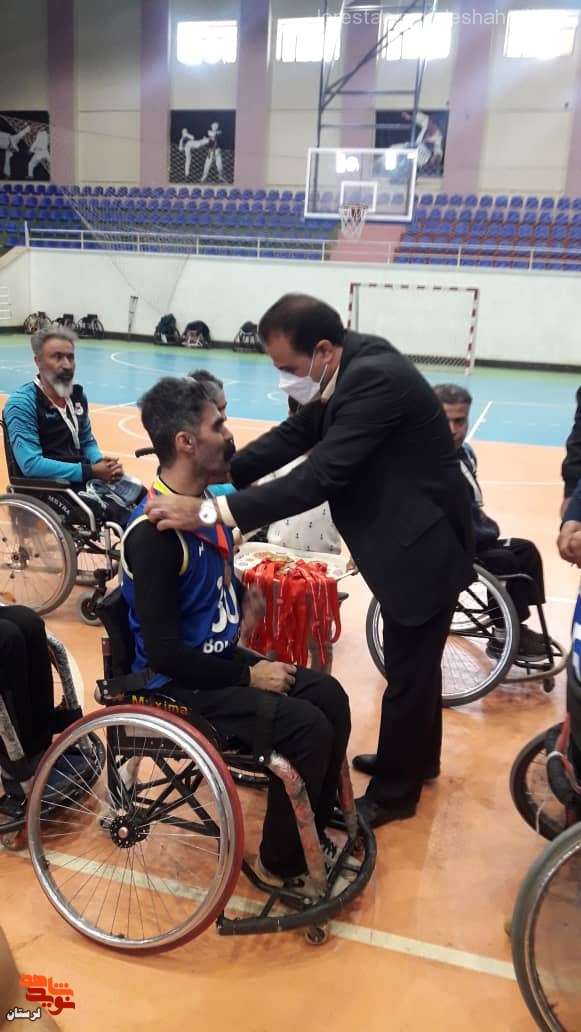 گزارش تصویری/ مسابقات بسکتبال جانبازان و معلولین در خرم آباد برگزار شد