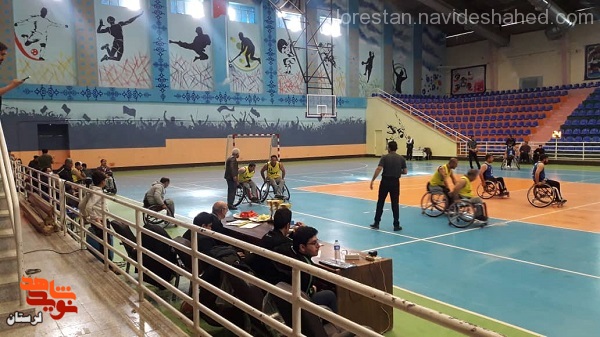 گزارش تصویری/ مسابقات بسکتبال جانبازان و معلولین در خرم آباد برگزار شد