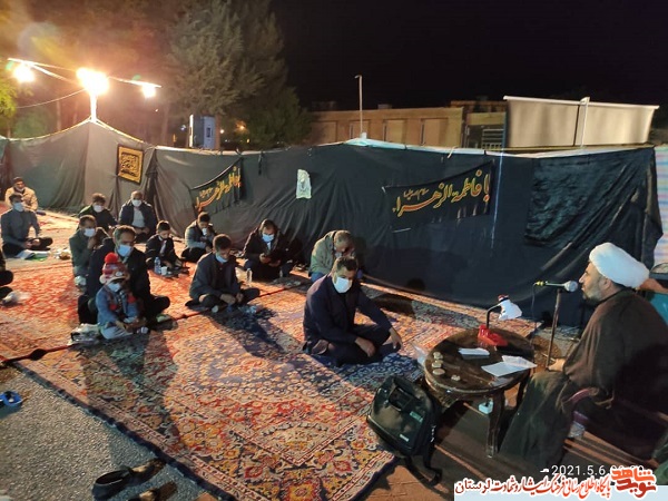 مراسم شب 23 ماه رمضان به نیابت از شهدای زن الشتر برگزار شد