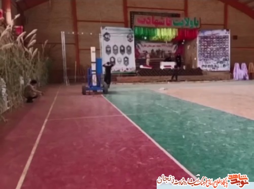 فیلم/ فضاسازی برای برگزاری یادواره 137 شهید شهرستان طارم