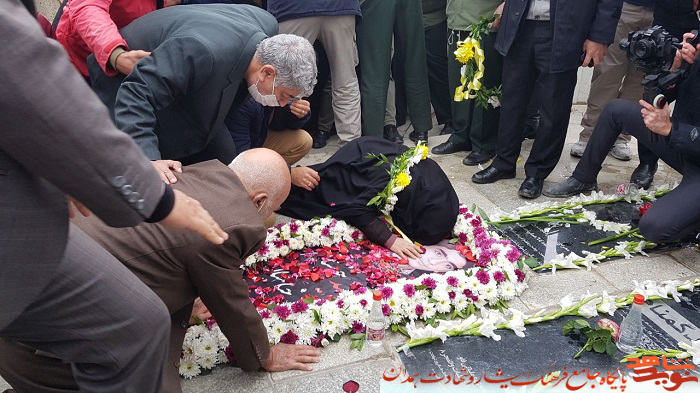 گزارش تصویری| پایان فراق ۳۳ ساله خانواده شهید 
