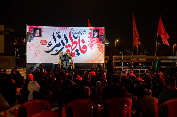 گزارش تصویری| مراسم شهادت حضرت زهرا(س) در میدان شهید رئیسعلی دلواری