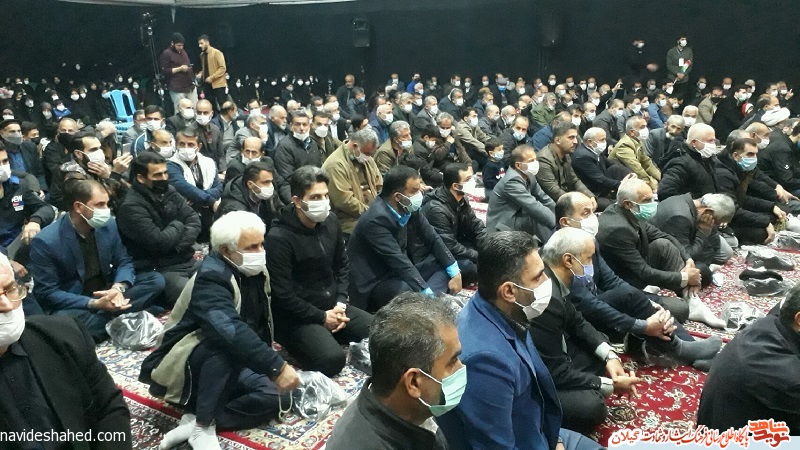 یادواره 132 شهید شهر خشکبیجار برگزار شد+عکس