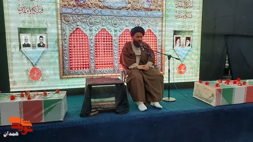 مراسم سالگرد شهادت «احمد شوهانی» در نهاوند برگزار شد