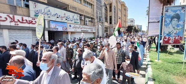 حضور پرشور مردم شهید پرور استان سیستان و بلوچستان در روز جهانی قدس