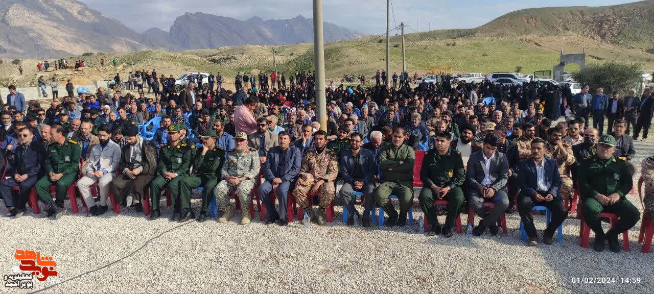 مراسم گرامیداشت شهید داود جاودان نیا در شهرستان بهمئی برگزار شد.