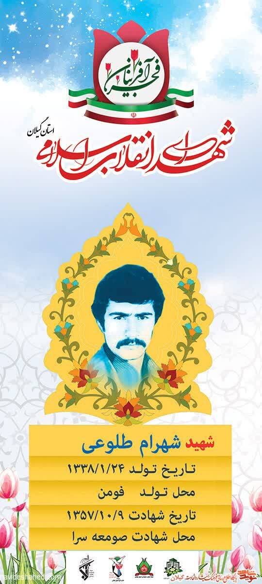زندگینامه شهید انقلاب «شهرام طلوعی»
