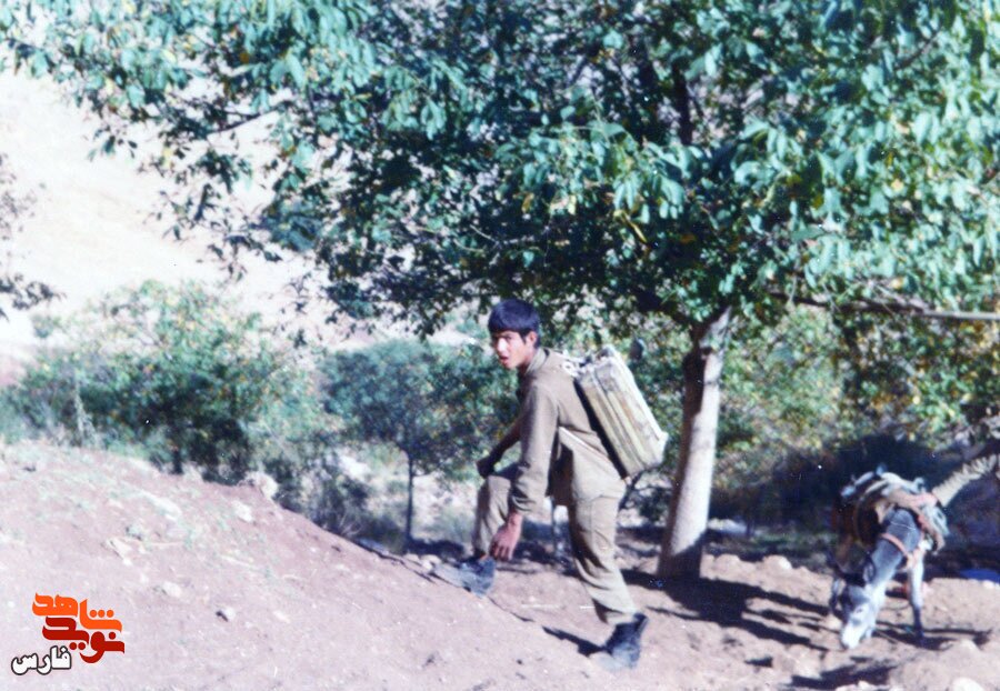 شهید علی‌پور در منطقه عین خوش آسمانی شد