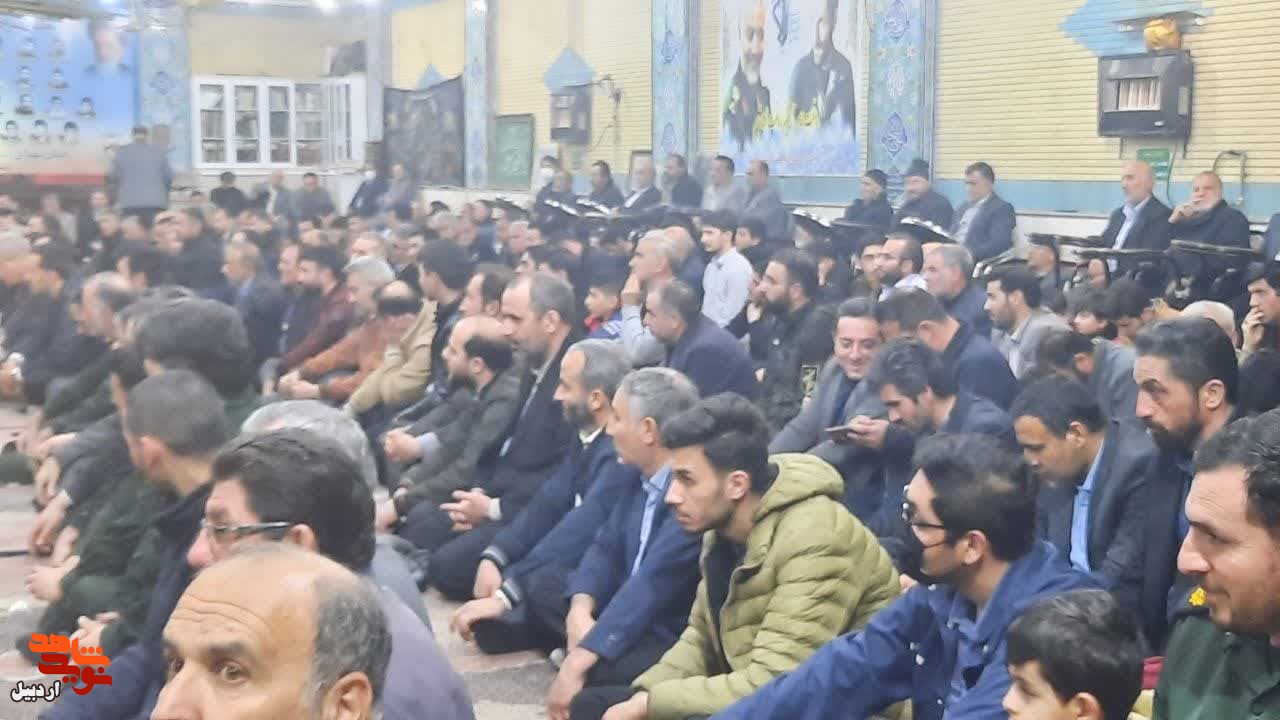 یادواره شهدای سه ماهه چهارم مشگین شهر در مسجد امیرالمؤمنین(ع)