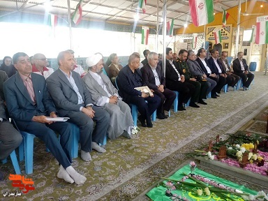 غبار روبی و عطر افشانی مزار شهید «حاج محمد بلباسی» در شهرستان قائم شهر برگزار شد