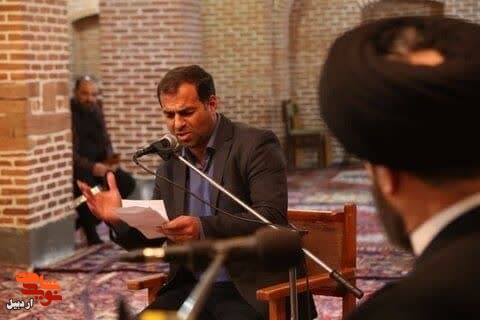 نشست صمیمی شاعران با نماینده ولی فقیه در اردبیل با موضوع شهدای غزه+عکس
