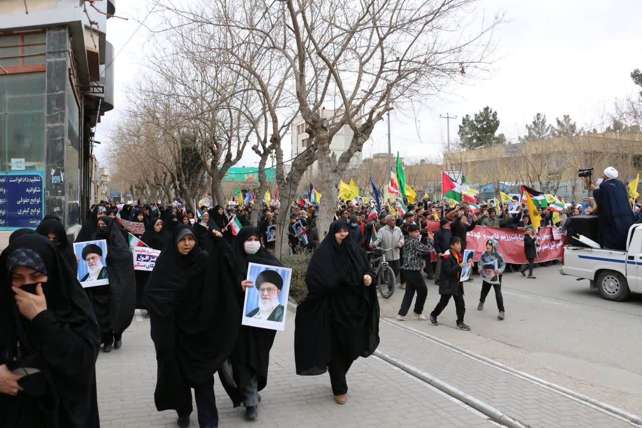 فیلم| راهپیمایی «نصر» در شیروان فیلم| راهپیمایی «نصر» در شیروان