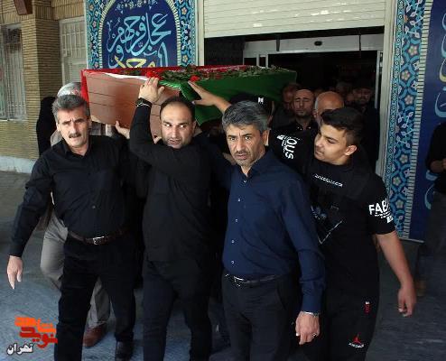تشییع پیکر مطهر حاج محسن شیخ شعبانی پدر شهیدان شیخ شعبانی