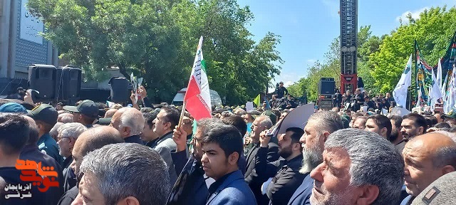 آیین تشییع پیکر شهید آیت الله آل هاشم در تبریز+تصاویر