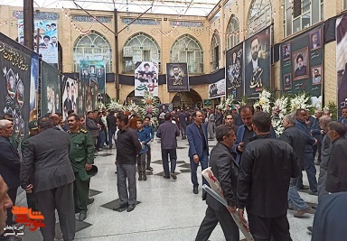 مجلس بزرگداشت شهید رحمتی در مسجد جامع مراغه + تصاویر