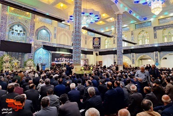 مجلس بزرگداشت شهید رحمتی در مسجد جامع مراغه + تصاویر