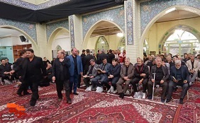 مجلس بزرگداشت شهید رحمتی در مسجد جامع مراغه + تصاویر