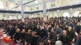 مجلس بزرگداشت شهید رحمتی در مسجد جامع مراغه + تصاویر