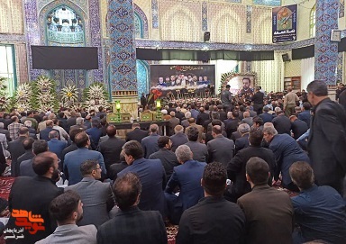 مجلس بزرگداشت شهید رحمتی در مسجد جامع مراغه + تصاویر