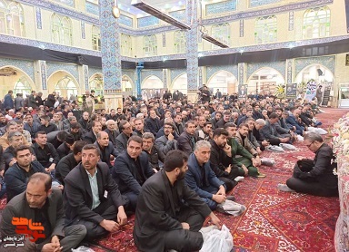 مجلس بزرگداشت شهید رحمتی در مسجد جامع مراغه + تصاویر