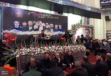 مجلس بزرگداشت شهید رحمتی در مسجد جامع مراغه + تصاویر
