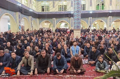 مجلس بزرگداشت شهید رحمتی در مسجد جامع مراغه + تصاویر