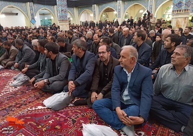 مجلس بزرگداشت شهید رحمتی در مسجد جامع مراغه + تصاویر