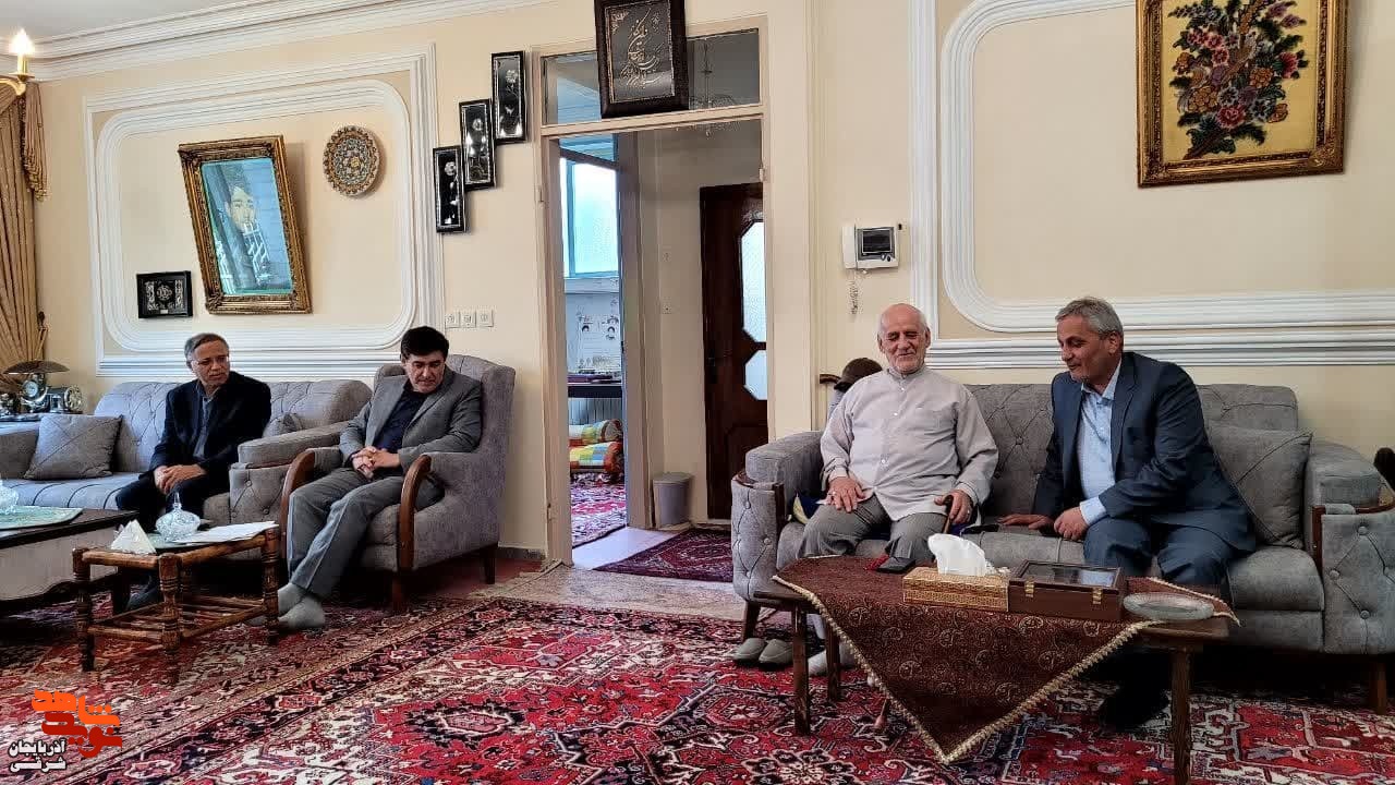 سلمانی با خانواده ۵ شهید والامقام تبریز، دیدار تازه کرد