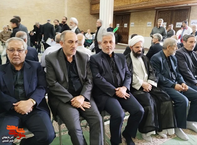 مراسم چهلم شهدای خدمت و گرامیداشت شهدای هفتم تیر در تبریز