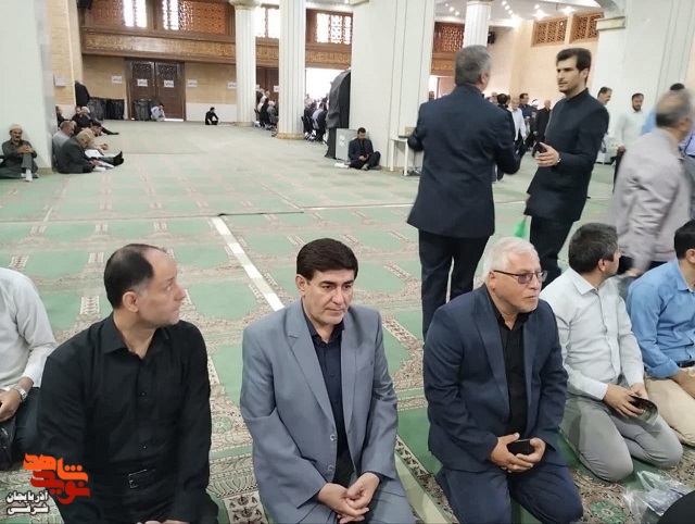 مراسم چهلم شهدای خدمت و گرامیداشت شهدای هفتم تیر در تبریز
