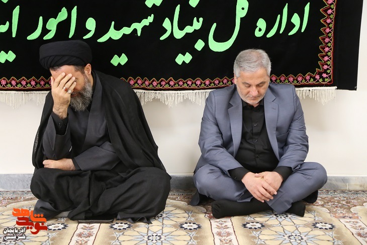 محفل عزای حسینی در بنیاد شهید آذربایجان‌شرقی
