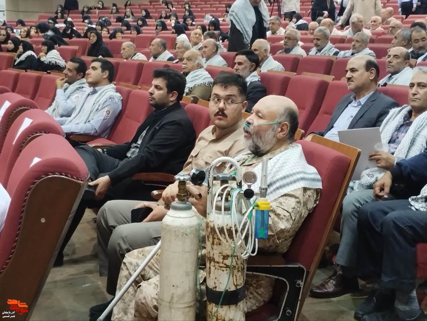 آیین تجلیل از یک میلیون پیشکسوت دفاع مقدس و مقاومت در سراسر کشور برگزار شد+ تصاویر