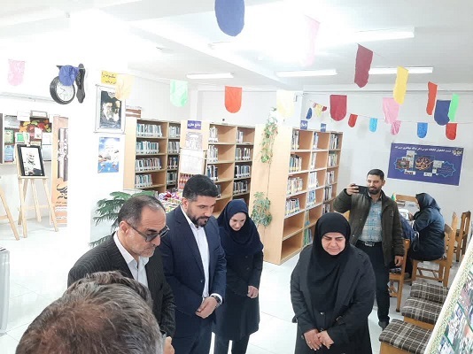 کتابخانه گردی مدیرکل بنیاد شهید و ایثارگران مازندران در بهشهر + تصاویر