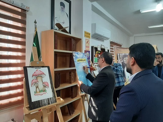 کتابخانه گردی مدیرکل بنیاد شهید و ایثارگران مازندران در بهشهر + تصاویر