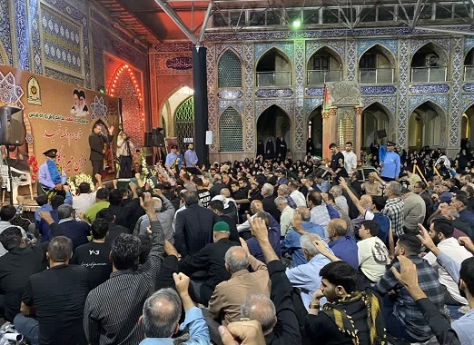 مراسم شب وداع با پیکرمطهر «شهید فرزین میرزا گل پور» حملات تروریستی در شهرستان بابل +تصاویر