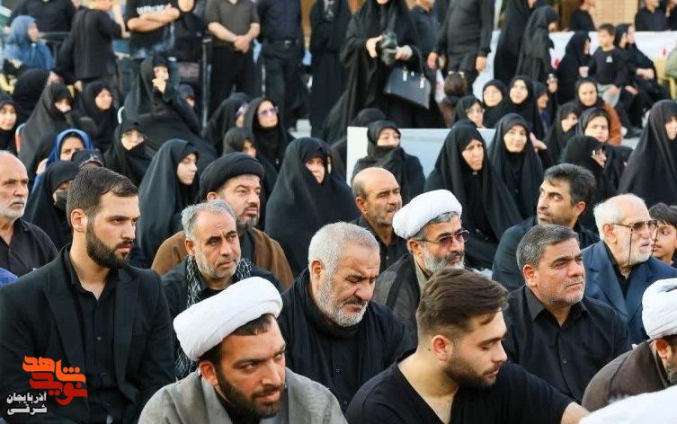 آیین معنوی عزاداری اباعبدالله‌الحسین (ع) در تبریز برگزار شد