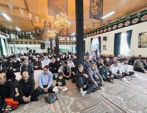 مراسم سومین روز شهادت شهید «سید مهدی موسوی» در روستای سنام ساری+تصاویر