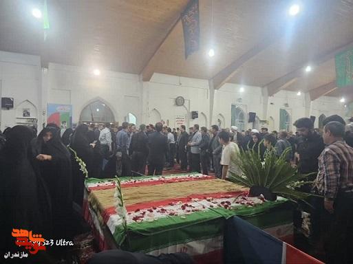 مراسم شب وداع با پیکر مطهر شهید حملات رژیم صهیونیستی «حاج سلیمان سلیمانی» در شهرستان نور +تصاویر